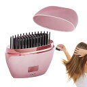 【中古】トラベルヘアアイロン |ポータブルヘアスタイリングツール | 3 温度設定ブラシ |小さなストレートブラシ 10x8.9x3.5cm/3.94x3.5x...