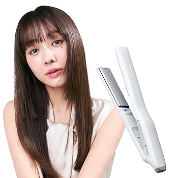 【中古】【未使用】agetuya ストレート ヘアアイロン URU ストレート& カール ヘアアイロン(ホワイト)| 前田希美プロデュース まえのん 2wayコテ 急速加熱 保証付