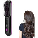 【中古】Joxoilso コードレスヘアアイロンブラシ、ポータブルミニヘアストレートコーム ストレートアイロン コードレス ヘアアイロンブラシ アイロンブラ(4)