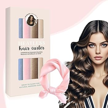 【中古】ホットカーラーなし-一晩おきのヘアアイロン、あらゆる髪質に適し、加熱不要、健康的で ホットカーラーなしセット、超大型ホットカーラーなし、