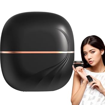 【中古】【未使用】洗練されたコードレスデザインのヘアアイロンコーム、充電式ホットヘアコーム、抗熱傷矯正ブラシ、高速加熱コードレスブラシ 8.8x8.3cm メイクア 【中古】【未使用】洗練されたコードレスデザインのヘアアイロンコーム、充電式ホットヘアコーム、抗熱傷矯正ブラシ、高速加熱コードレスブラシ 8.8x8.3cm メイクア