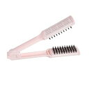 【中古】女性のストレートヘアアイロンコーム便利な理髪アクセサリーナイロン髪矯正ブラシ女性のための