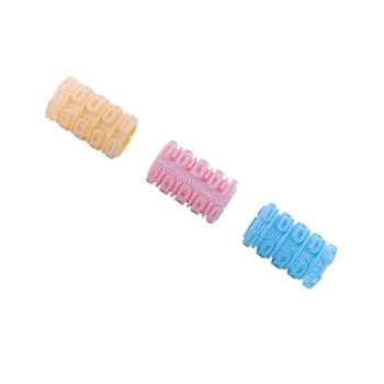 【中古】FRCOLOR 3個 ヘアカーラー hair curler ヘア カーラー ヘアコテ ヘア コテ 髪用ローラー 髪用カーラー ヘアスポンジ ヘア磁気ローラー diy理髪ツ