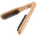 【中古】MUSISALY 手動ヘアストレートナー 櫛 ブラシ ヘア 結び目 素早いスタイリング 電源不要 静電気なし ダメージなし ヘアストレートニングツール
