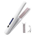 【中古】【超急速加熱】ヘアアイロン コードレス カール ストレートヘアアイロン プロ仕様180℃ TYPE-C充電 2600mAh大容量 120℃〜180℃ 4...