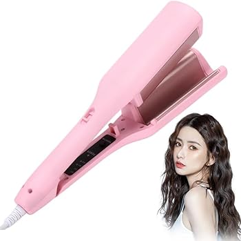【中古】【2024年可愛くなれ】 ヘアアイロン ウェーブアイロン 32mm V字型ヘアアイロン 4段温度調節 ウェーブヘアアイロン 軽量 USB 充電式ワイヤレス 韓
