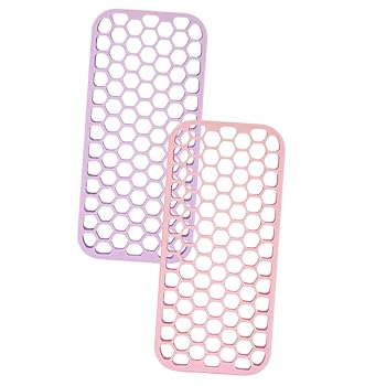 楽天AJIMURA-SHOP【中古】ノーブランド品 2個 理髪鍋つかみ カーラー ヘアコテ ヘア コテ エレクトロニクスマット 加熱マット キット アクセサリー カーリングワンドマッ