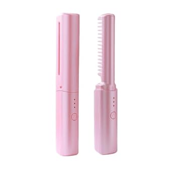 【中古】zornik 充電式ミニヘアアイロン ヒートブラシ コードレスポータブルヘアアイロンブラシ, コードレスヘアアイロンブラシ, 2 In 1 トラベルヘアス 【中古】zornik 充電式ミニヘアアイロン ヒートブラシ コードレスポータブルヘアアイロンブラシ, コードレスヘアアイロンブラシ, 2 In 1 トラベルヘアス