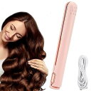 【中古】【未使用】トラベルサイズのヘアアイロン、小型ヘアアイロン - トラベルヘアアイロン2 in 1 ヘアカーラー小型ヘアアイロン | ヘアアイロン、ヘアアイロン、(4)