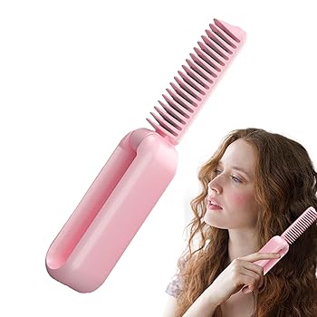 【中古】縮毛矯正ブラシ、ヒートブラシストレートヘアアイロン,ヘアアイロン折りたたみ式高速加熱ブラシ矯正機 - ポータブル加熱矯正ブラシ、家庭、旅行 【中古】縮毛矯正ブラシ、ヒートブラシストレートヘアアイロン,ヘアアイロン折りたたみ式高速加熱ブラシ矯正機 - ポータブル加熱矯正ブラシ、家庭、旅行