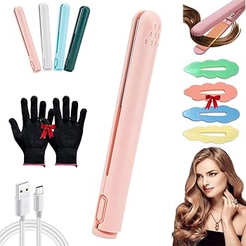 【中古】2 in 1 両用ヘアカーラー、ポータブルミニ USB ヘアカーラー 、ロングヘアとショートヘア用の小型カールアイロン、ミニ両用ヘアアイロン 、すべ 【中古】2 in 1 両用ヘアカーラー、ポータブルミニ USB ヘアカーラー 、ロングヘアとショートヘア用の小型カールアイロン、ミニ両用ヘアアイロン 、すべ