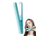 【中古】2in1 ストレートヘアアイロンとカーラー、セラミックヘアアイロン、ツール付きポータブルストレートヘアアイロンとカールヘア、旅行に優しいヘア(4)