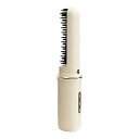 【中古】コードレス矯正ブラシ、ヘアアイロンブラシコードレス - 加熱ブラシヘアアイロン コードレス - 電動ヘアスタイリングツール充電ストレートブラシ