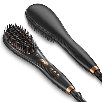 【中古】ストレートブラシ ヘアアイロン 【80℃〜230℃温度調節&マイナスイオン機能】ブラシアイロン 火傷防止手袋付き LEDディスプレイ 16種温度調節 60 【中古】ストレートブラシ ヘアアイロン 【80℃〜230℃温度調節&マイナスイオン機能】ブラシアイロン 火傷防止手袋付き LEDディスプレイ 16種温度調節 60
