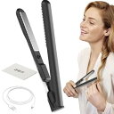 【中古】ミニカーリングアイロン、ポータブルヘアストレートナー、2-in-1ポータブルカーリングワンドと平らな鉄、USBセラミックカーリングアイロン、プラ