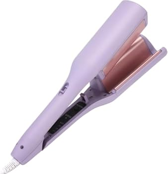 【中古】フレンチウェーブヘアアイロン ウェーブアイロン ヘアアイロン ウェーブアイロン 32mm フレンチエッグローラー用V字型ヘアアイロン 温度調節可能