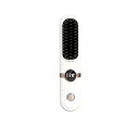【中古】ヘアアイロン ストレートブラシ 携帯用ワイヤレスヘアストレート&カーラー - USB充電式、スムーズスタイリングのためのマイナスイオン技術、一(4)