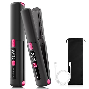 【中古】DSBWAN コードレスヘアアイロン ミニストレートヘアアイロン usb充電式 4500mAh大容量バッテリー MAX220℃ 2wayカール&ストレート 7段階温度設定 【中古】DSBWAN コードレスヘアアイロン ミニストレートヘアアイロン usb充電式 4500mAh大容量バッテリー MAX220℃ 2wayカール&ストレート 7段階温度設定