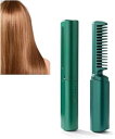 【中古】【tr nd】充電式ミニヘアアイロン ポータブルヘアアイロンブラシ コードレスヘアアイロンブラシ 2 In 1 トラベルヘアストレートナー USB 充電式