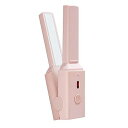 【中古】USB ヘアアイロン、旅行用安全 ヘアアイロン (サクラピンク)(4)