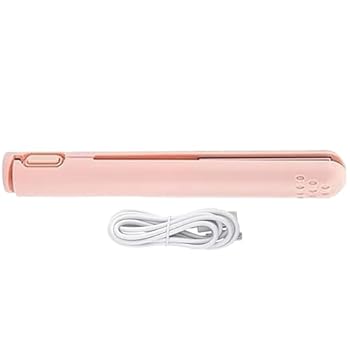 【中古】【未使用】スモールヘアカーラーストレートナー-2インチトラベルスタイリングツール、ミニセラミックデュアル使用ワンド|クイックタッチアップのためのポー