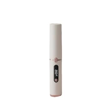 楽天AJIMURA-SHOP【中古】【未使用】Unlnsiy コードレス [150℃~210℃温度調整＆マイナスイオン機能] ブラシアイロン ストレート LEDパネル 静電気防止 火傷防止ヘアケア 4段階温度