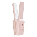 【中古】コードレスヘアアイロン USB充電式ヘアアイロン コードレス ミニヘアアイロン ミニヘアアイロン ストレート 持ち運び 両用 カール 前髪用ヘアア(4)