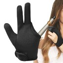 【中古】カーリングワンドグローブ、 耐熱グローブ,3本指伸縮 性耐熱ヘアアイロン手袋 - 多 機能で快適な洗濯 機で洗えるヘアスタイリング ツール、スチ