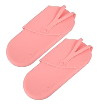 【中古】【未使用】LOORGVEL 2個 収納袋 ヘアカーラー 再利用可能な バッグ オーガナイザー ホテル収納袋 ヘアスタイリングバッグ 旅行用収納バッグ シリカゲル ピ