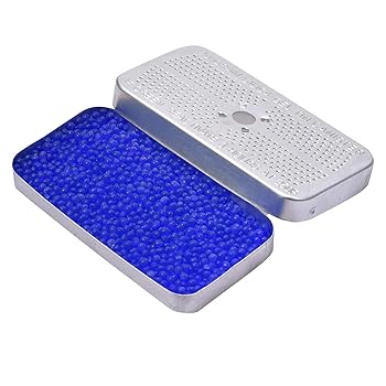 【中古】シリカゲル除湿機、再利用可能な表示乾燥剤キャニスター、食品、カメラ、金庫、キッチンキャビネット、ワードローブ用の結露とカビを防ぎます