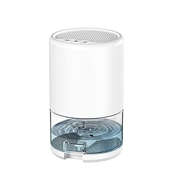 【中古】除湿機 除湿器 小型 除湿剤 1000mL 省エネ 静音設計 満水時自動停止 7色ライト ワンタッチ操作 移動便利 ペルチェ式 強力除湿 ..