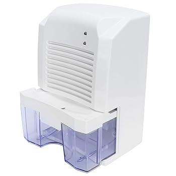 【中古】家庭用小型除湿機、800ml水タンク静音除湿機、最大15平方メートルのエリア用、寝室、地下室、バスルーム、ガレージ、クローゼット、寮、オフィス