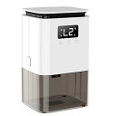 【中古】【未使用】除湿機 小型 除湿器 ペルチェ式【2024新型 大容量1200ml 】コンパクト 強力除湿 満水自動停止 スリープモード タイマー機能 ledディスプレイ 7色