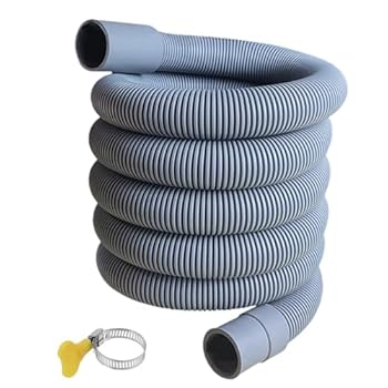 【中古】除湿器ドレン延長ホース、除湿器ホース | 除湿ホースゴム製アダプターと接続クランプ付き洗濯機排水ホース,ほとんどのブランドの除湿機に対応す