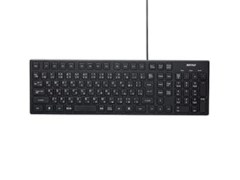 【中古】バッファロー BUFFALO USB接続 有線スタイリッシュキーボード ブラック BSKBU15BK 【中古】バッファロー BUFFALO USB接続 有線スタイリッシュキーボード ブラック BSKBU15BK