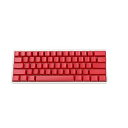 【中古】【未使用】YMDK サイドプリント 厚手 PBT OEM プロファイル 61 ANSI キーキャップ MXスイッチ用 メカニカルキーボード(赤)(キーキャップのみ)(2)