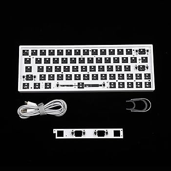 【中古】GK64 GK64x RGB ホットスワップ プログラム可能な有線ケース PCBプレート Cherry MX キーボード DIYキット 交換可能なスペース 【中古】GK64 GK64x RGB ホットスワップ プログラム可能な有線ケース PCBプレート Cherry MX キーボード DIYキット 交換可能なスペース