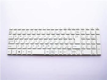 【中古】[IDVL]SONY VAIO Fit 15E VJF15 VJF151 VJF152 VJF156 mk3 キーボード 日本語配列 ノートPC用[白]