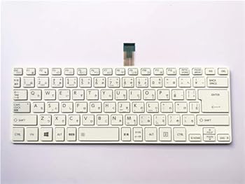 【中古】[IDVL]日本語キーボード For 東芝 Dynabook RZ73/CW RZ73/DW RZ73/FW RZ73/JW RZ73/TW [白]