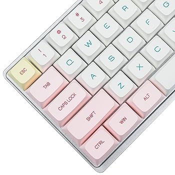 【中古】【未使用】YMDK 146キー マカロン染め サブZDA XDAキーキャップ類似 PBT キーキャップ MXキーボード104 87 61 Melody 96 KBD75 ID80 GK64 SP84用