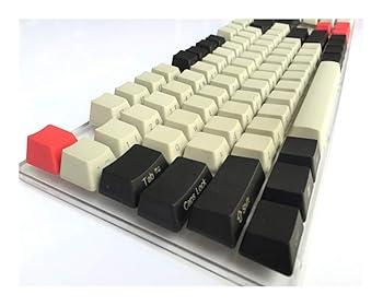 【中古】【未使用】キーボードキャップ ブラックライトグレーミックスDolch太いPBT 104 87 61のキーキャップはメカニカルキーボード のためのキーキャッププロフィ