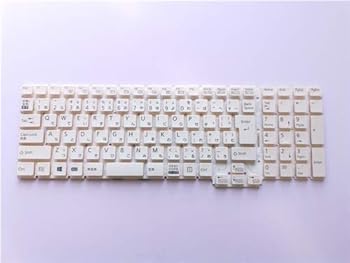 【中古】【未使用】[IDVL]日本語キーボード For 富士通 FMV LIFEBOOK AH77/B3 AH77/C2 AH77/D1 [ゴールド]