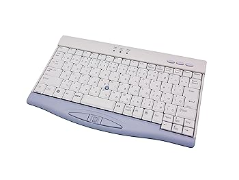 【中古】金井電器産業 USB Mini Keyboard Pro スティックポインタ 付き 日本語配列 ミニ キーボード コンパクト 白 HMB632KJP/R