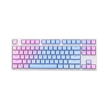 【中古】【未使用】職業キーボード 機械的なゲームキーボード87キーコンピュータキーボードアンチゴースト、スプラッシュプルーフゲームキーボードUSB用USB PCLAPTO