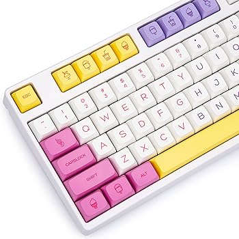 【中古】UniCusMech PBT XDA プロファイル 140キー キーキャップ 昇華型 ANSIレイアウトキーセット ア..