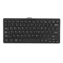 【中古】【未使用】eboxer-1 USB有線ミニスリムキーボードキーボード 小型 コンパクト シンプル 防水 ビジネスキーボード ノートパソコン デスクトップコンピュータ