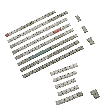 【中古】YMDK 61 87 104 96 84 DSA Profile 9009 Dye Sub ANSI ISO AZERTY QWERTZ スペイン イギリス フランス ドイツ イタリア キーセット PBT キーキャ
