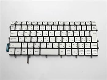 Netbook （UmPC） - 【中古】[IDVL]Dell XPS 13 7390 9370 9380 9575 キーボード ノートPC用 日本語配列 白色 バックライト搭載
