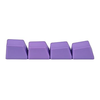 工人舍 - 【中古】【未使用】PBT OEMプロファイル ブランク ブラック レッド ホワイト パープル ピンク ライトブルー グリーン ダークグレー キーキャップ 1u R1 R2 R3 R4 キ