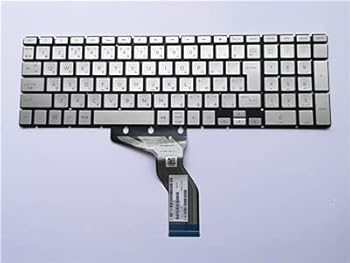 【中古】【未使用】[IDVL]HP Pavilion 15-bw キーボード ノートPC用 日本語配列 銀色 バックライト搭載